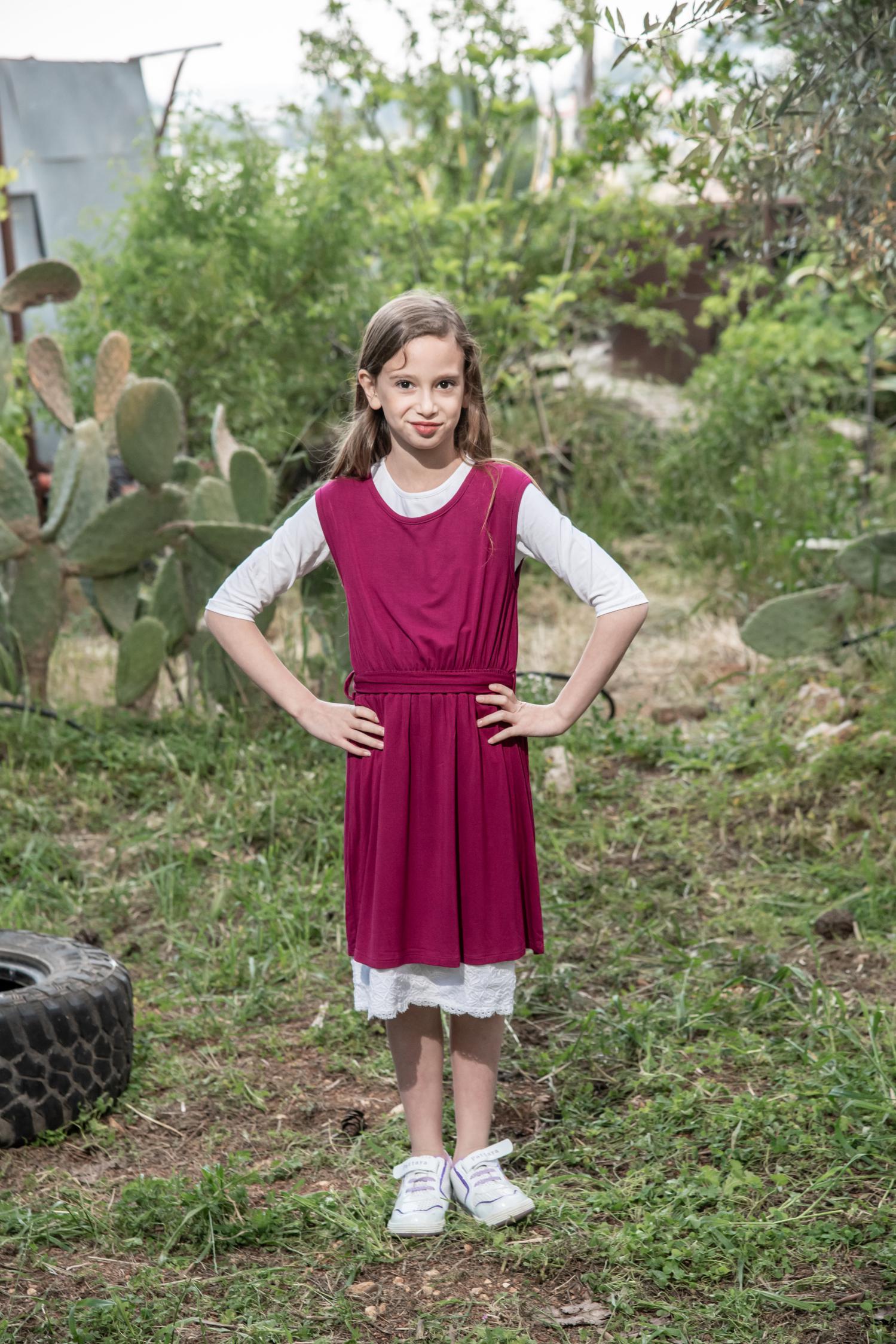 פטרול | שמלות לילדות - שמלות טריקו - סרפן שרי