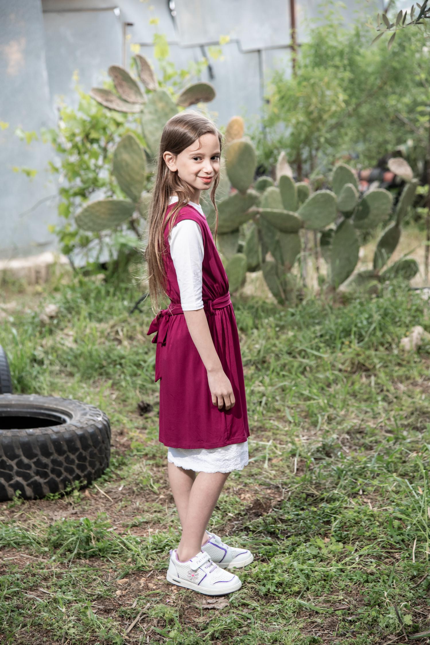 פטרול | שמלות לילדות - שמלות טריקו - סרפן שרי