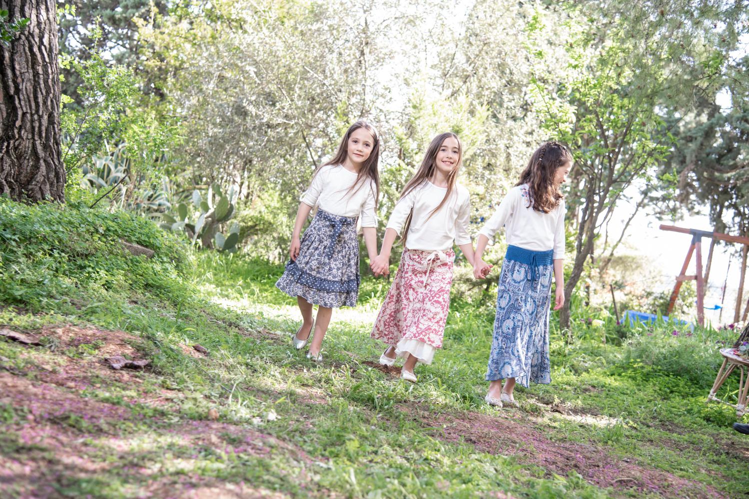פטרול | בגדי ילדות - חצאית מור מקסי