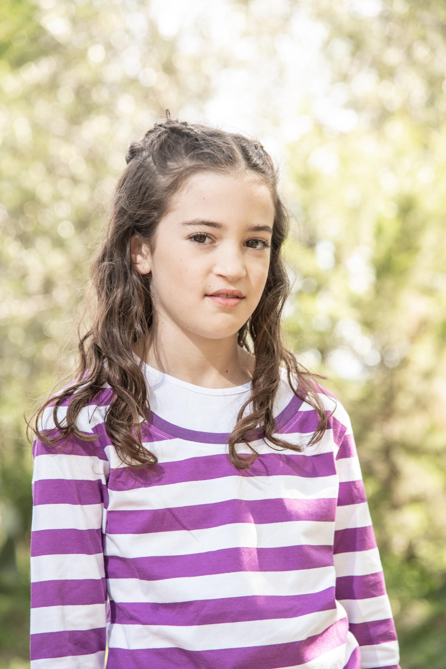 פטרול | בגדי ילדות - חולצות לילדות - חולצת סיגלית