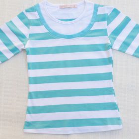 חולצת סיגלית תכלת