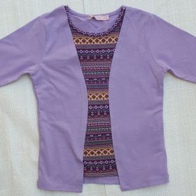 חולצת יפית סגול