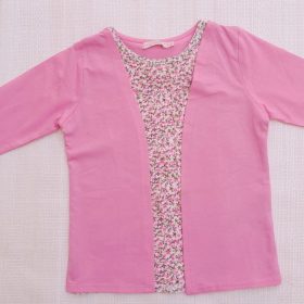 חולצת תמרה שכבה פנימית תחרה ורוד פוקציה