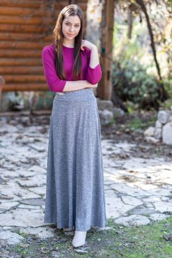 חצאית לוטן מקסי נערות/ נשים 1-4