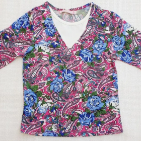 חולצת איילת הדפס 6