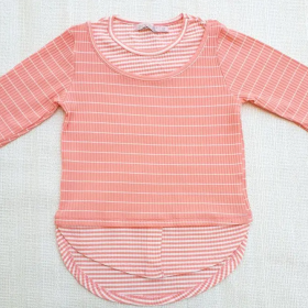 חולצת דליה אפרסק לבן