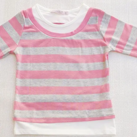 חולצת אדוה ורוד אפור