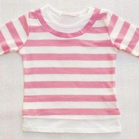 חולצת אדוה ורוד לבן