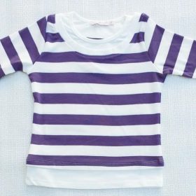 חולצת אדוה סגול אפור