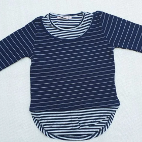 חולצת דליה כחול לבן