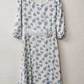 שמלת אלינור לבן