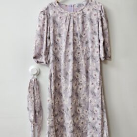 שמלת אפריל סגול לילך